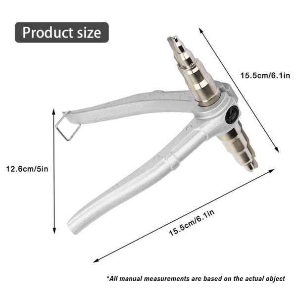 Copper Pipe Tube Expander Hand Expanding Tool Universal Hand Refrigeration Tools Copper Pipe Swaging Tool Tube Expander 1/4-inch 5/16-inch 3/8-inch 1/2-inch 5/8-inch 3/4-inch 7/8-inch - Image 2