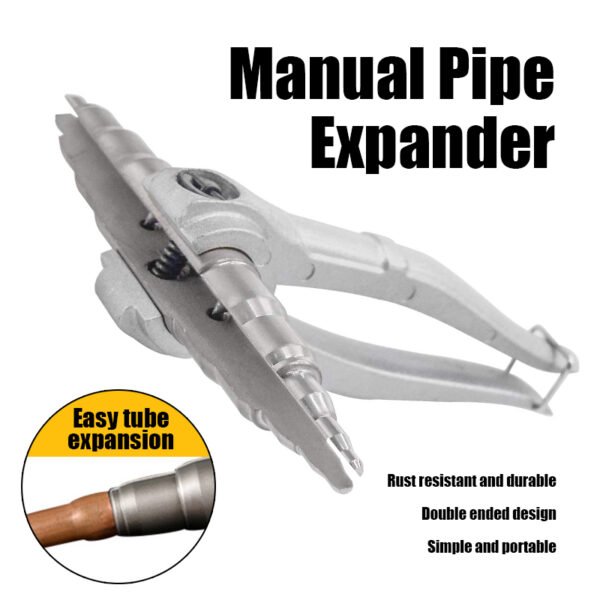 Copper Pipe Tube Expander Hand Expanding Tool Universal Hand Refrigeration Tools Copper Pipe Swaging Tool Tube Expander 1/4-inch 5/16-inch 3/8-inch 1/2-inch 5/8-inch 3/4-inch 7/8-inch