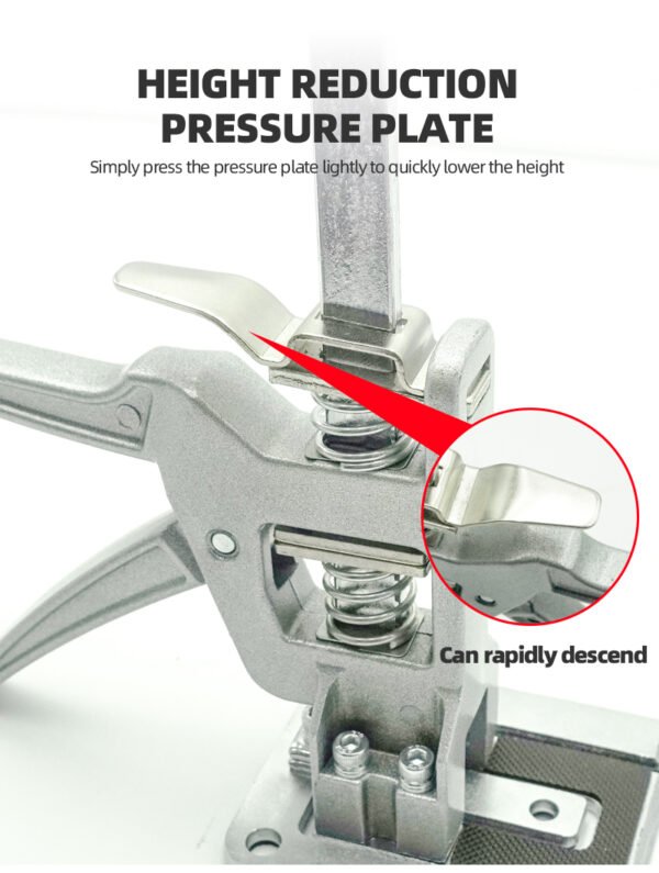 Labor Saving Handle 12 In Lever Arm Lifter Drywall Lift for Wall Tile Locator, Multi-Function Height Adjustment Lifting Device,Door Panel.Cabinet Jack Board Lifter Weight 330lb, lift range 6.7in - Image 2