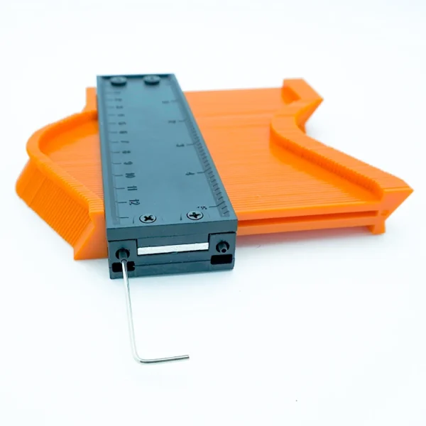 5 Inches Widened Square Head Aluminum Lock Contour Gauge - Image 6