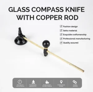 Glass Compass Knife